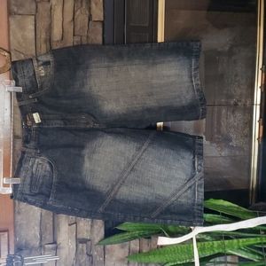 BKLYN Faded men's denim shorts. Size 38 waist